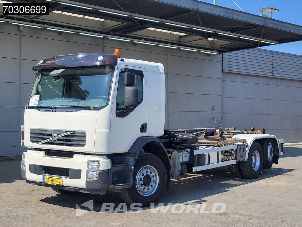 Volvo FE 280 6X2 21tons Hiab XR21S56S hooklift Lift+steering axle automatic Euro 5