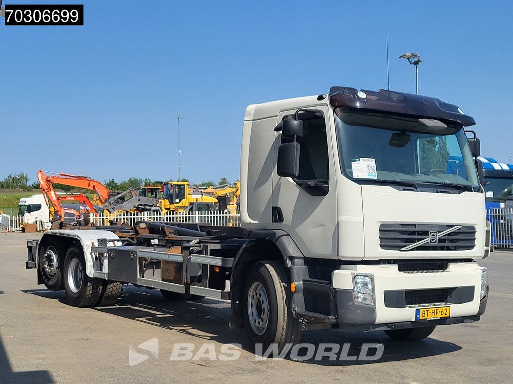 Volvo FE 280 6X2 21tons Hiab XR21S56S hooklift Lift+steering axle automatic Euro 5