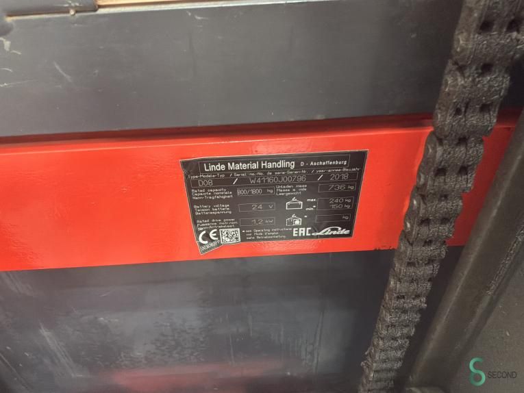 Stapelaars Elektrisch Linde D08 2018