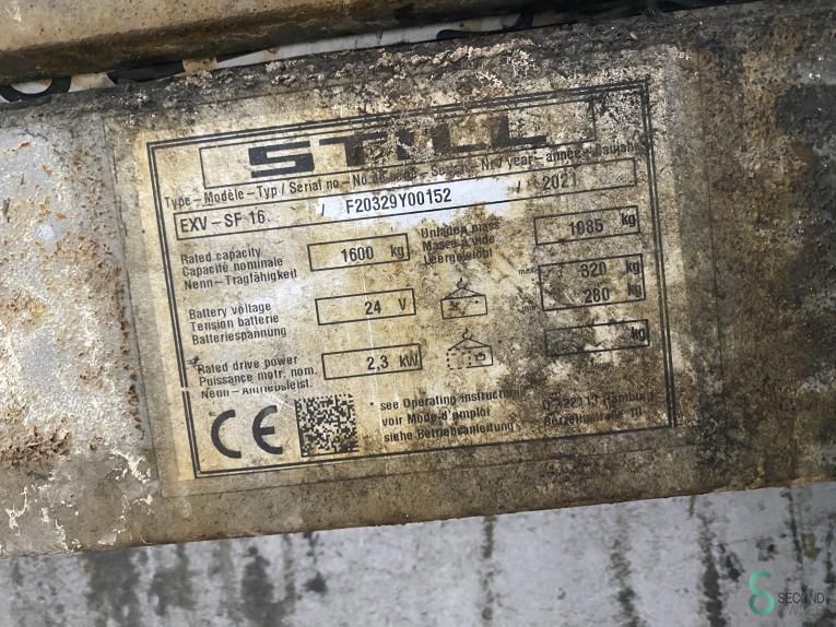 Stapelaars Elektrisch Still EXV-SF16 2021