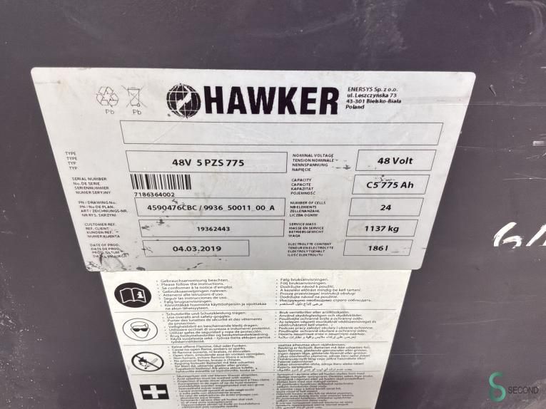 Schubmaststapler Elektrisch Still FM-X20 2018 Stunden 3705