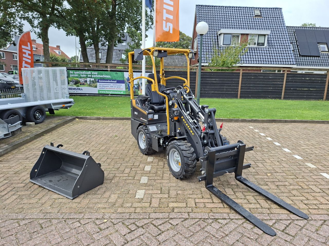 Eurotrac W10 zeer compacte shovel / kniklader - Lease evt.