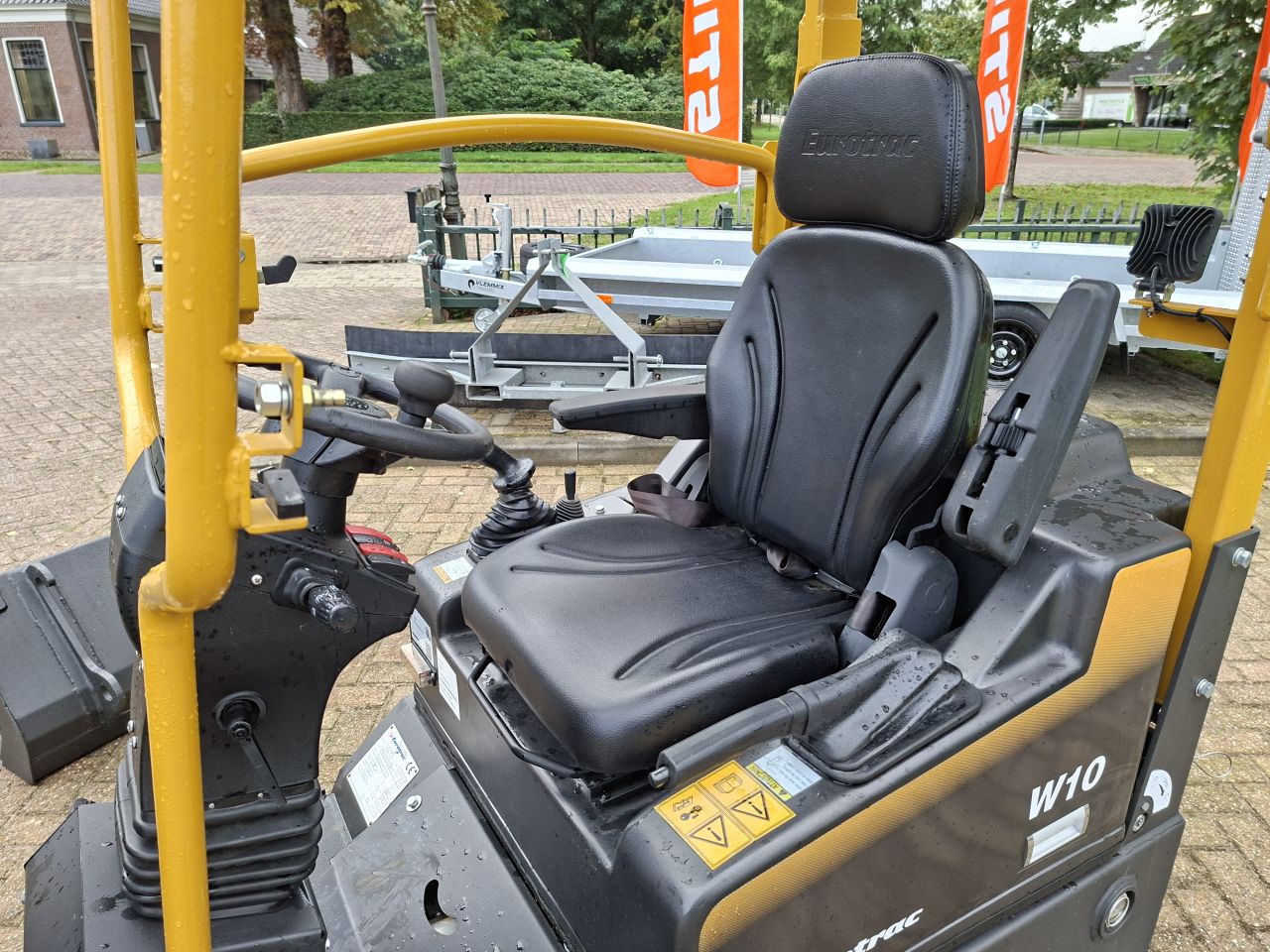 Eurotrac W10 zeer compacte shovel / kniklader - Lease evt.