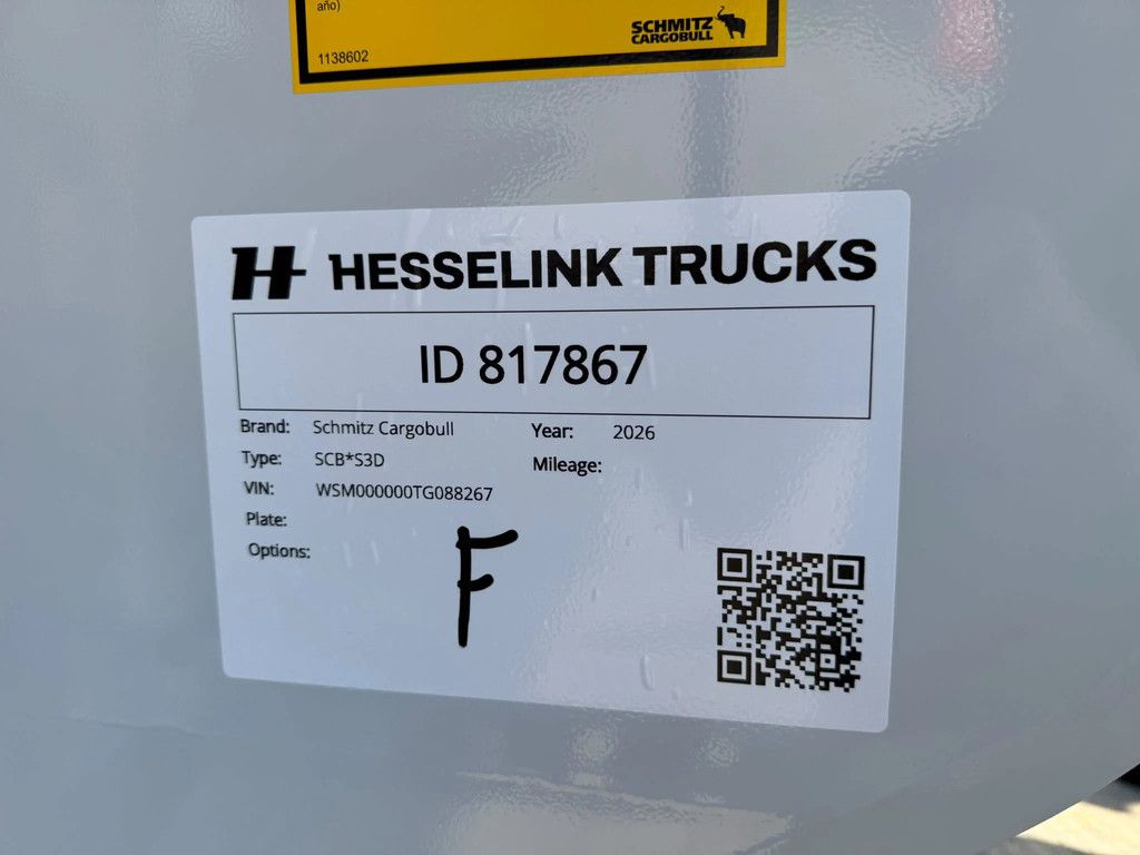 Schmitz Cargobull SKI24 SL 28m3 Stalen kipper Liftas Automatisch zeil, Nieuw