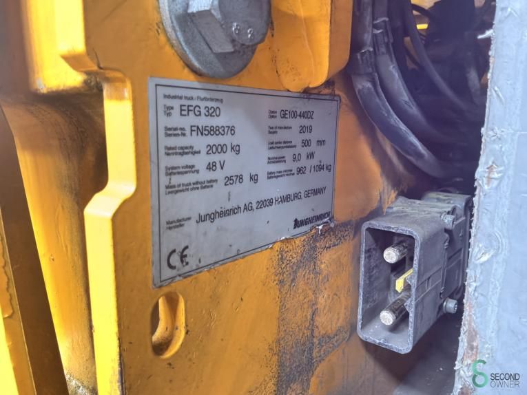 Heftrucks Elektrisch Jungheinrich EFG 320 2019