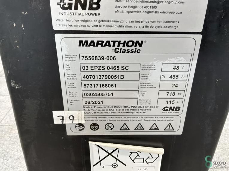 Batteries Electric Marathon 03 EPZS 0465 SLC 2021