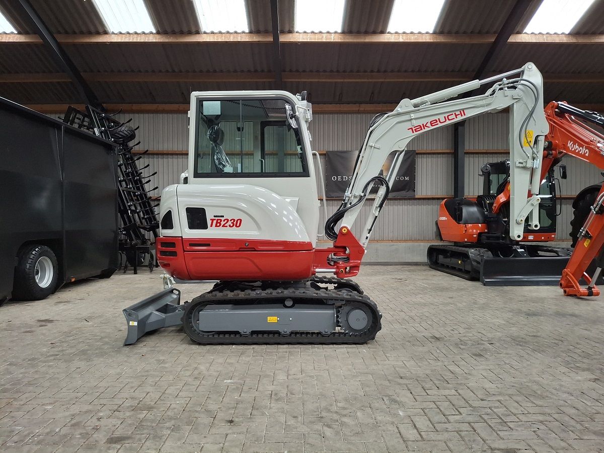 Takeuchi TB230, minigraver, minikraan, BJ2026, Nieuw!