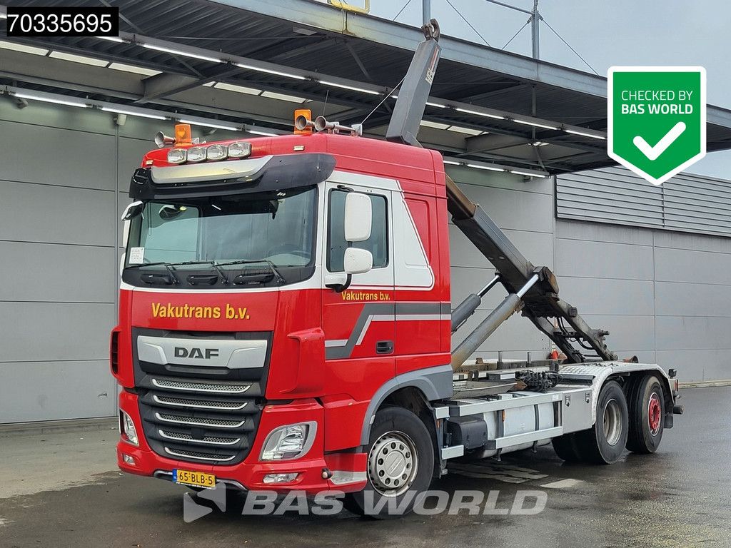 DAF XF XF 480 6X2 NL-Truck APK VDL S-25-6200 containersystem Lift+steering axle Automatic Euro 6