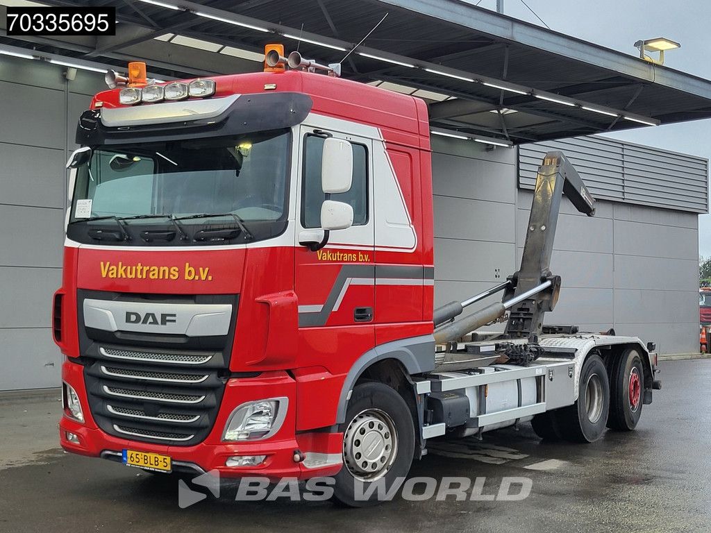 DAF XF XF 480 6X2 NL-Truck APK VDL S-25-6200 containersystem Lift+steering axle Automatic Euro 6
