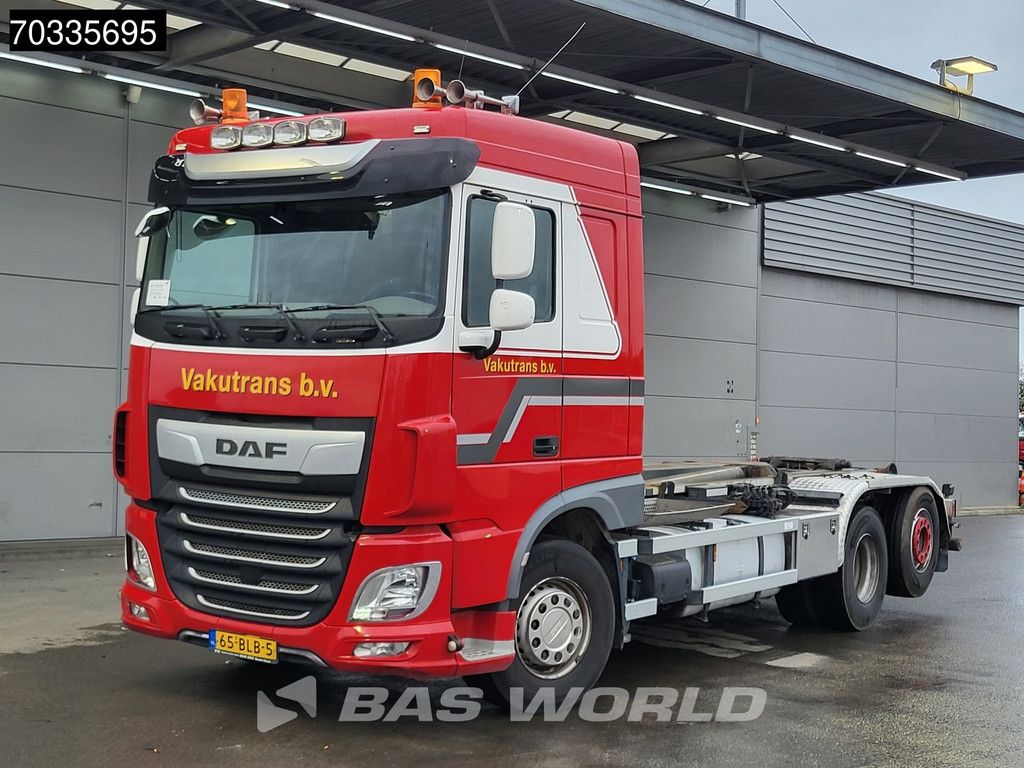 DAF XF XF 480 6X2 NL-Truck APK VDL S-25-6200 containersystem Lift+steering axle Automatic Euro 6