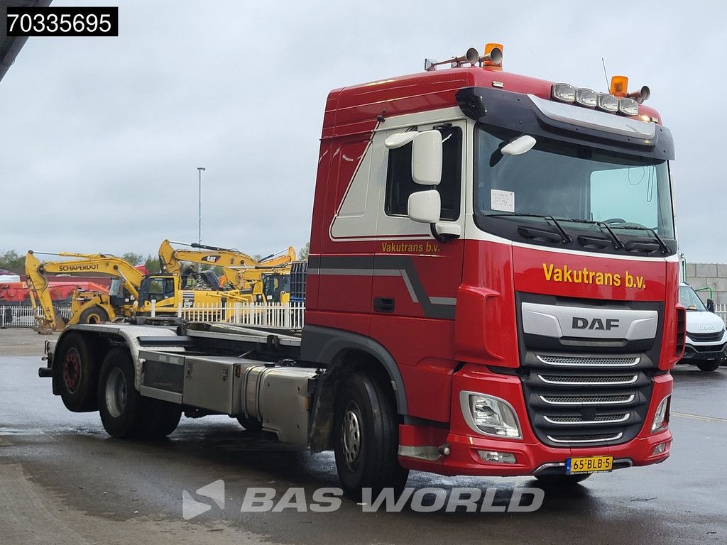DAF XF XF 480 6X2 NL-Truck APK VDL S-25-6200 containersystem Lift+steering axle Automatic Euro 6