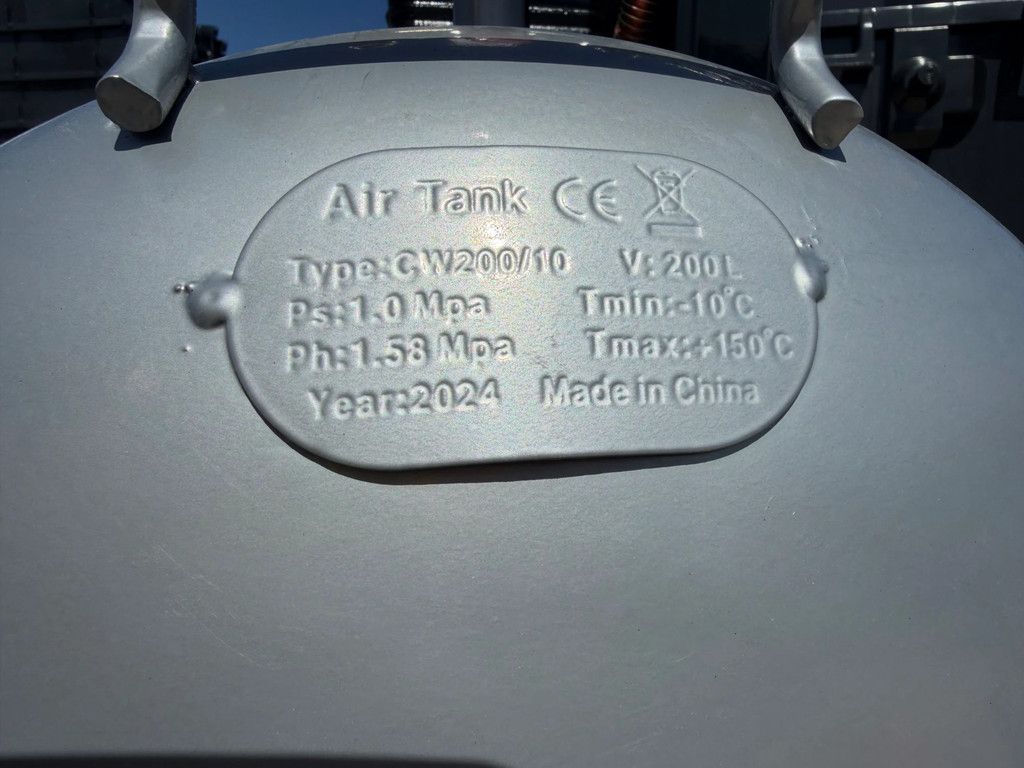 Sidalco Compressor 200L 2.2 KW met wielen