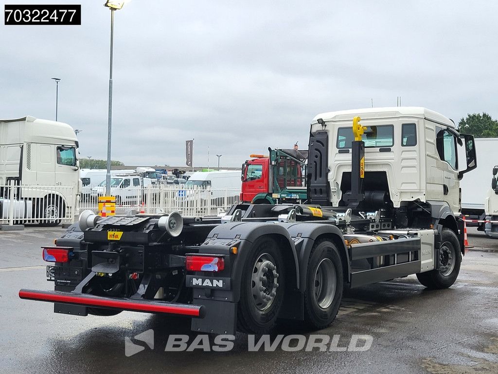 MAN TGS 26.480 6X2 NEW! HYVA 26-60 S containersystem Lift+LenkAchse Airco Euro 6