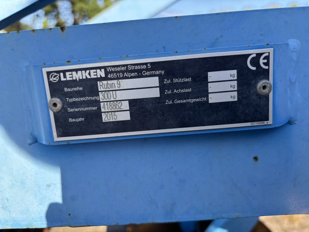 Lemken Rubin 9/300