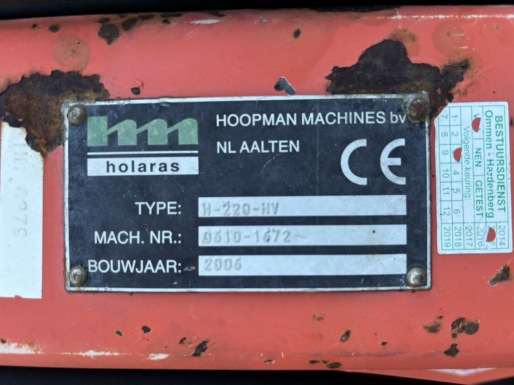 Holaras Veegmachine H-220-HV