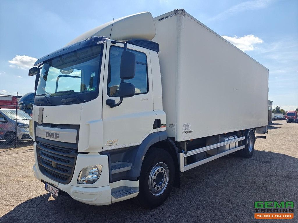 DAF CF 290 FA 4x2 DagCabine Euro 6A - 7,8m AluTeam Box - Dhollandia 2000KG AchterSluitKlep - 05/2027 APK