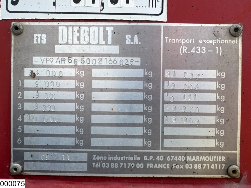 Renault Kerax 500 Dxi 6x4, EURO 4, Retarder, Diebolt