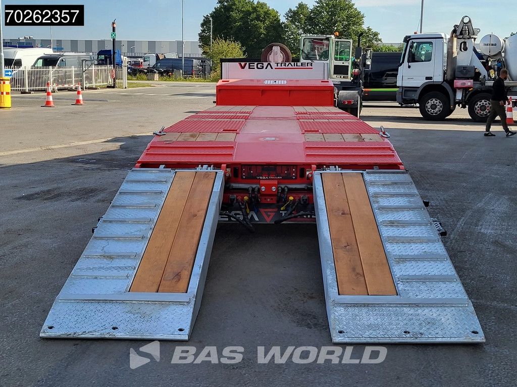 Vega Lowbed 2 axles NEW Hydr. Ramps. Lift+Steering Axle