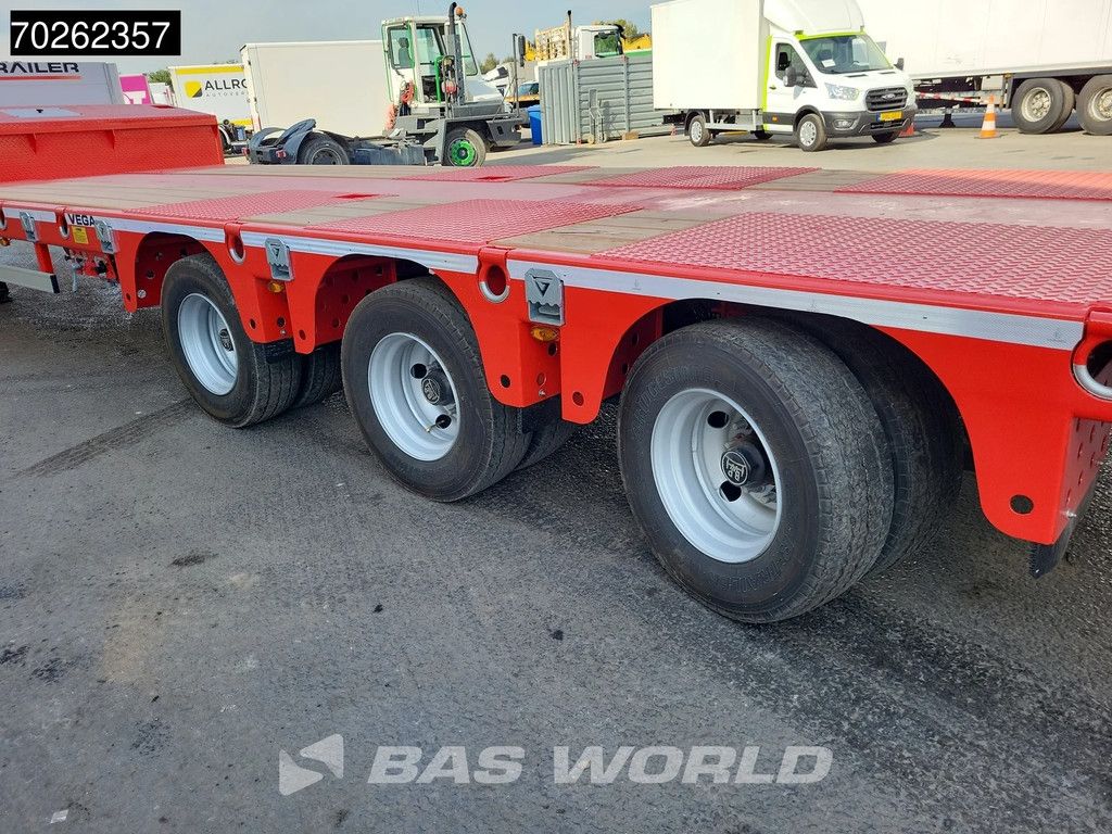 Vega Lowbed 2 axles NEW Hydr. Ramps. Lift+Steering Axle