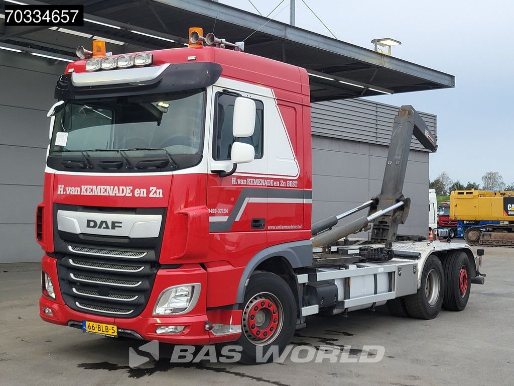 DAF XF XF 480 6X2 NL-truck APK VSL S26-6200 containersystem Lift+steering axle Automatic Euro 6