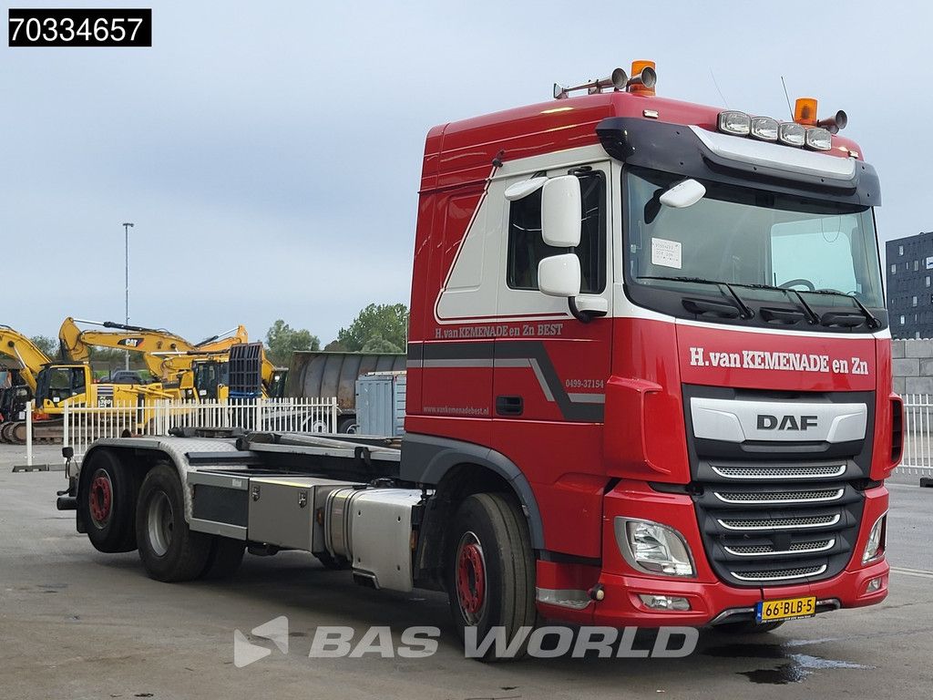 DAF XF XF 480 6X2 NL-truck APK VSL S26-6200 containersystem Lift+steering axle Automatic Euro 6