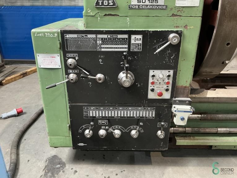 Horizontal lathes TOS SU 125x8000mm 1991