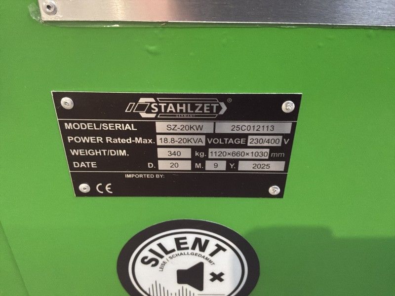 2025 Stahlzet SZ-20KW Stromgenerator (unbenutzt)