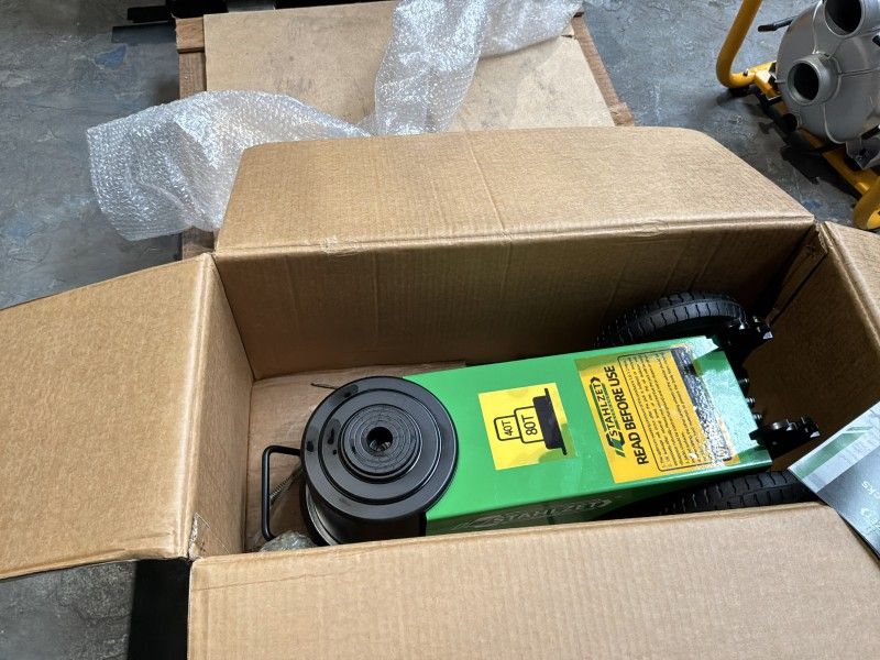 Stahlzet Heavy Duty Pneumatische/hydraulische garagekrik (ongebruikt)