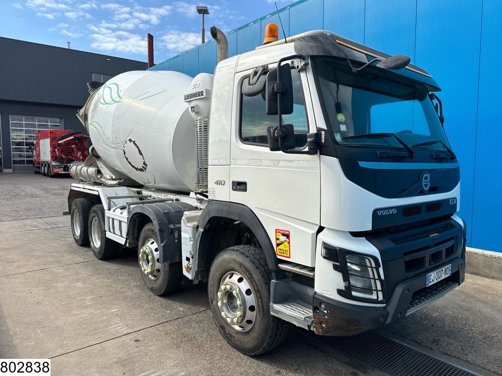 Volvo FMX 410 8x4, EURO 6, Liebherr 9m3,