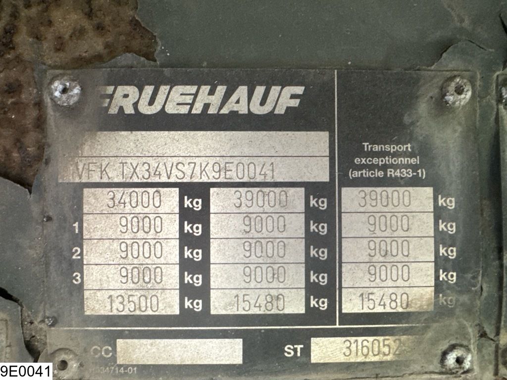 Fruehauf gesloten bak