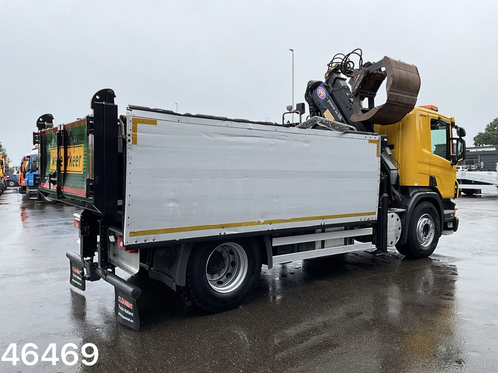 Scania P 280 HMF 12 Tonmeter Z-kraan