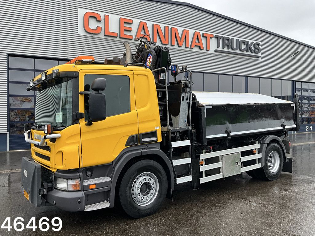 Scania P 280 HMF 12 Tonmeter Z-kraan