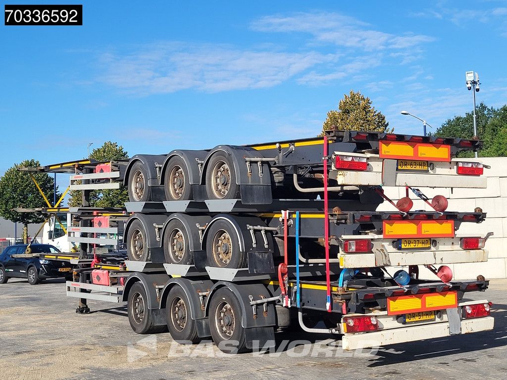 Kässbohrer CS 3 axles 40ft Lift Axle Stack
