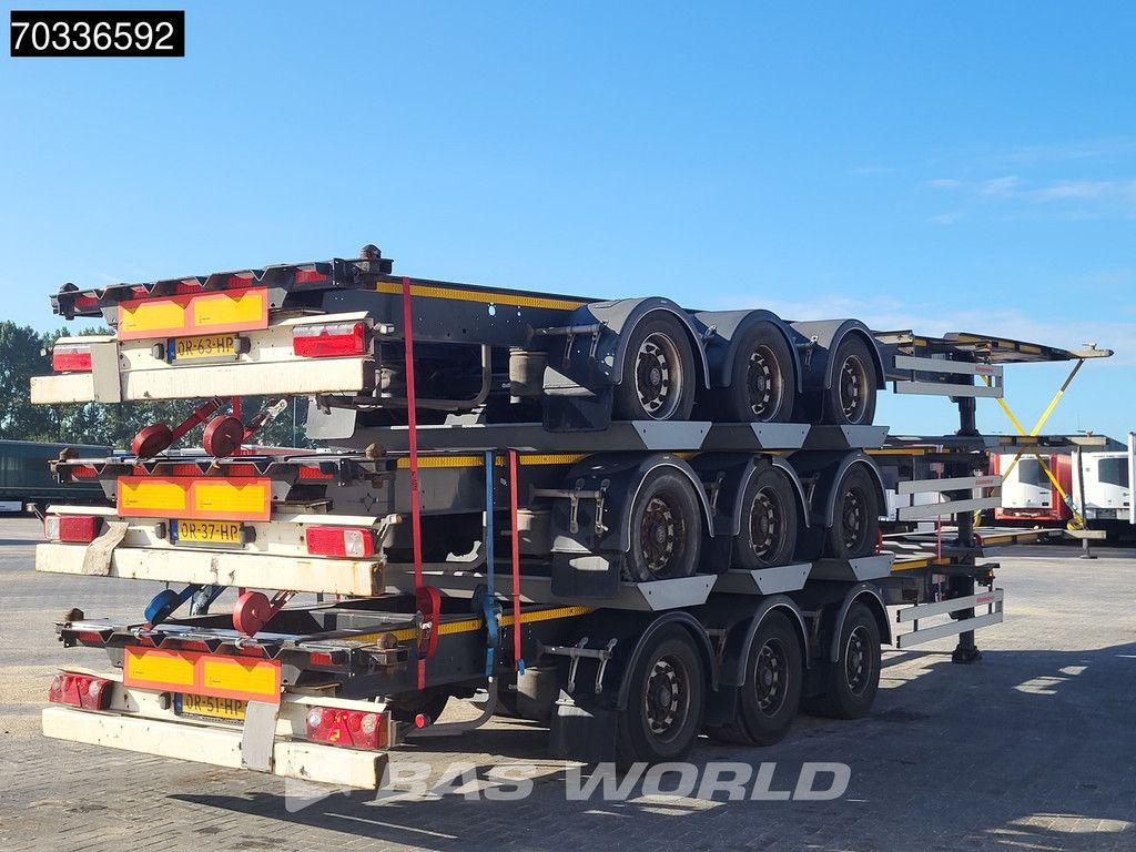 Kässbohrer CS 3 axles 40ft Lift Axle Stack