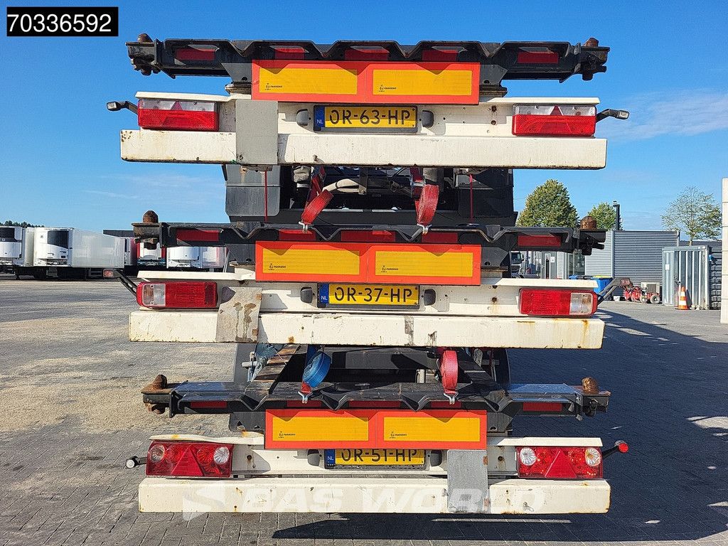Kässbohrer CS 3 axles 40ft Lift Axle Stack