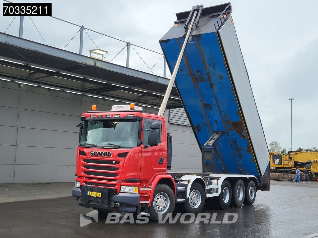 Scania G450 10X4 NL-Truck APK 25m3 AJK tipper Lift+steering Axle Retarder Euro 6
