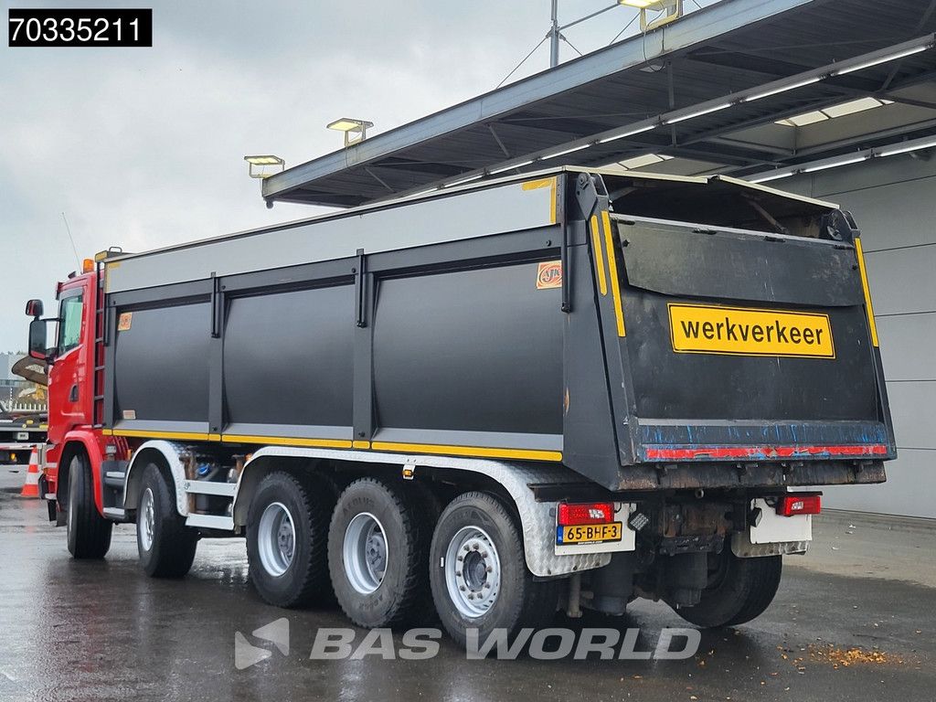 Scania G450 10X4 NL-Truck APK 25m3 AJK tipper Lift+steering Axle Retarder Euro 6