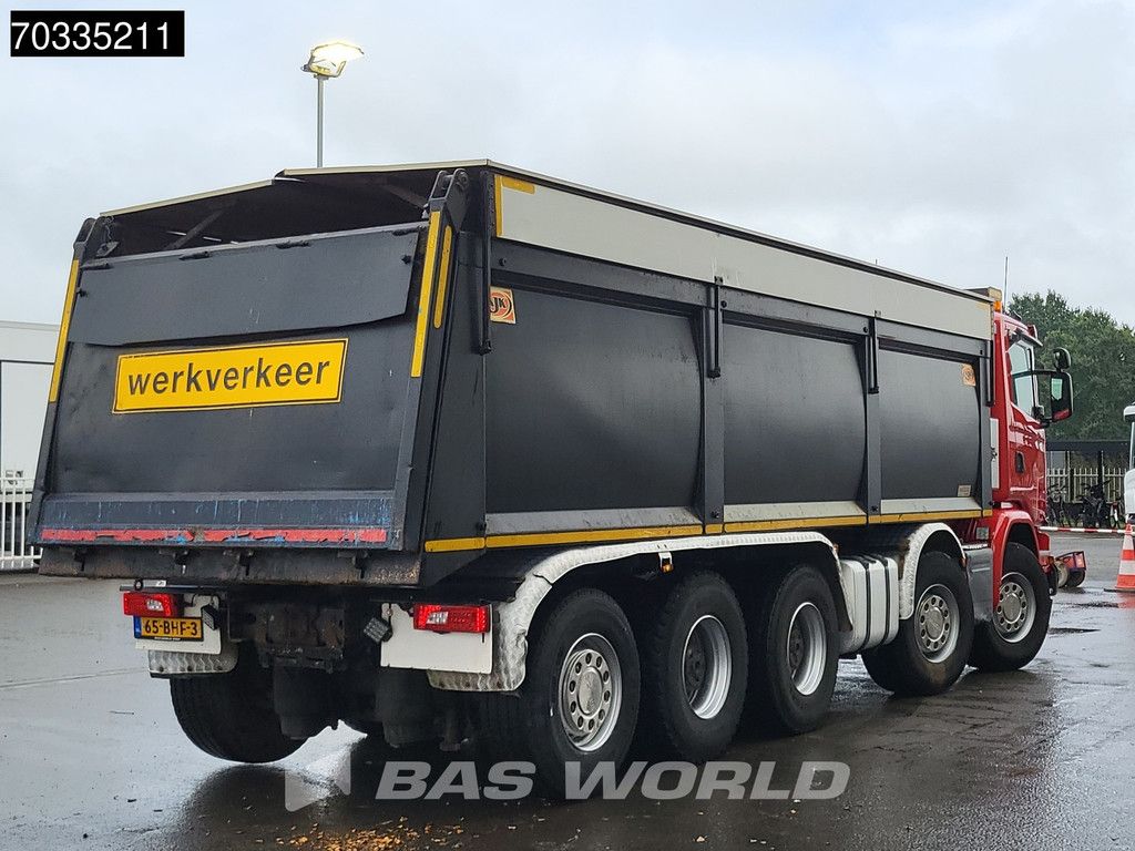 Scania G450 10X4 NL-Truck APK 25m3 AJK tipper Lift+steering Axle Retarder Euro 6