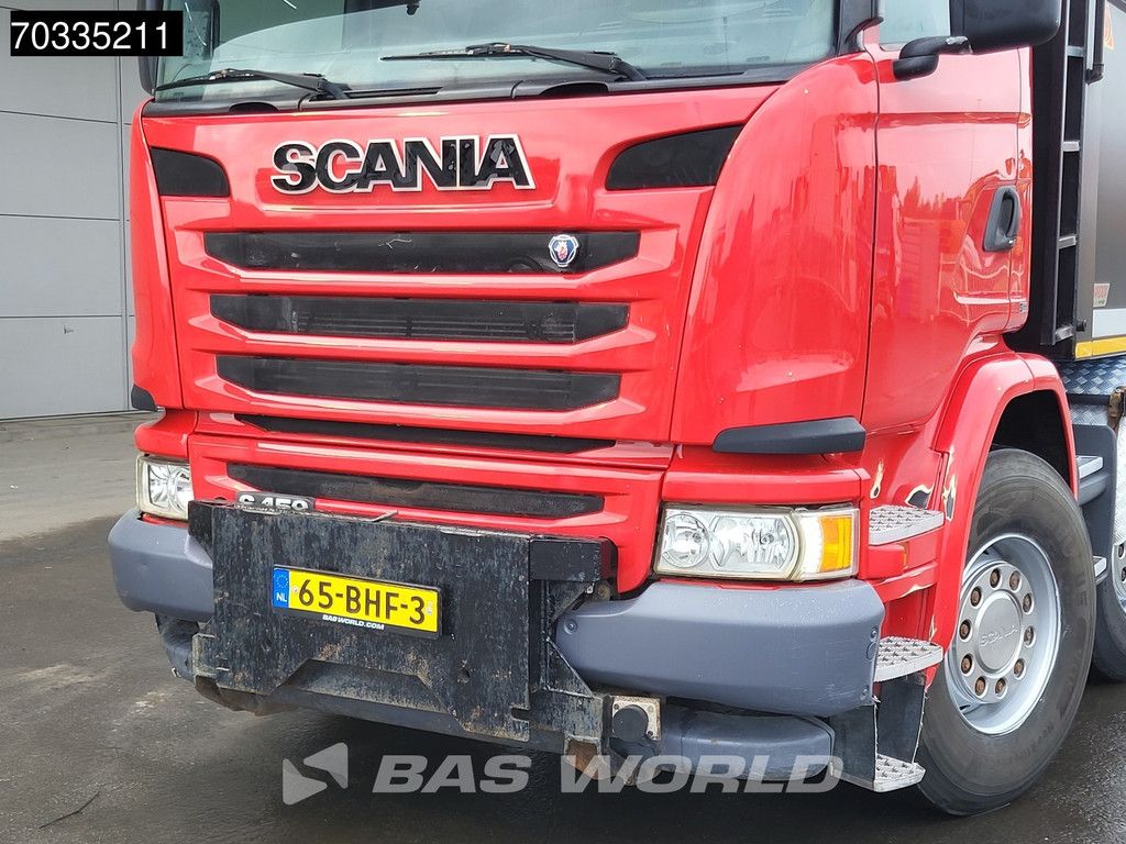 Scania G450 10X4 NL-Truck APK 25m3 AJK tipper Lift+steering Axle Retarder Euro 6