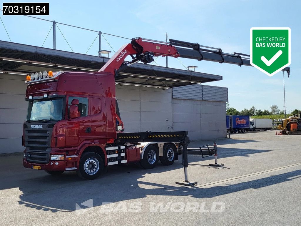 Scania R R480 6X2 NL-Truck HMF ODIN OK6 Crane Kran 6 Extensions Lift+Lenkachse ADR