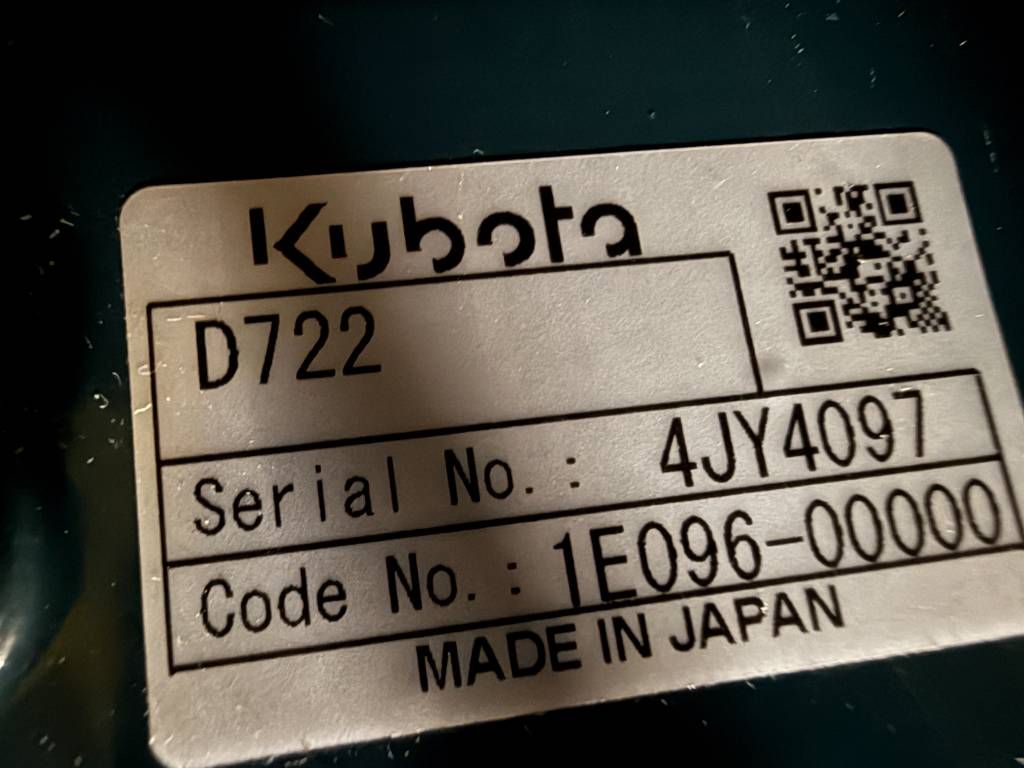 Kubota D722 - MPS103DE- 10 kVA - 1 ph. Genset - DPX-25119