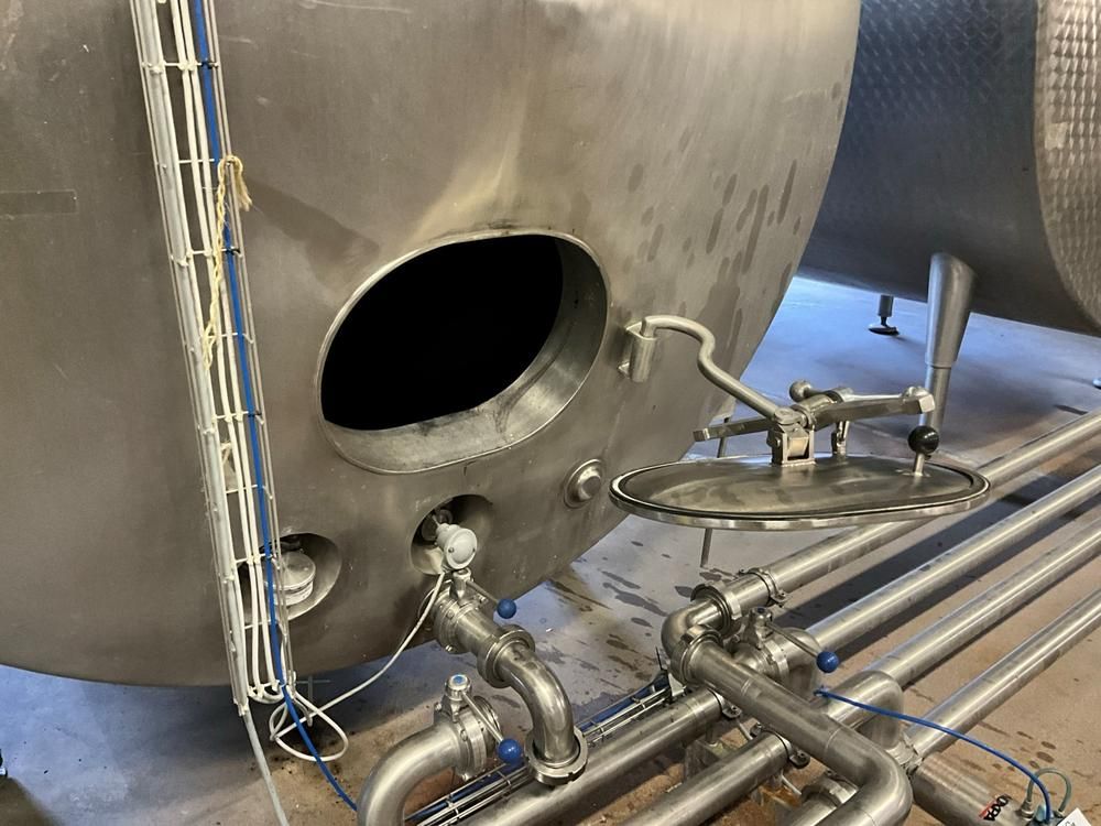 14 000 L s/s horizontal tank