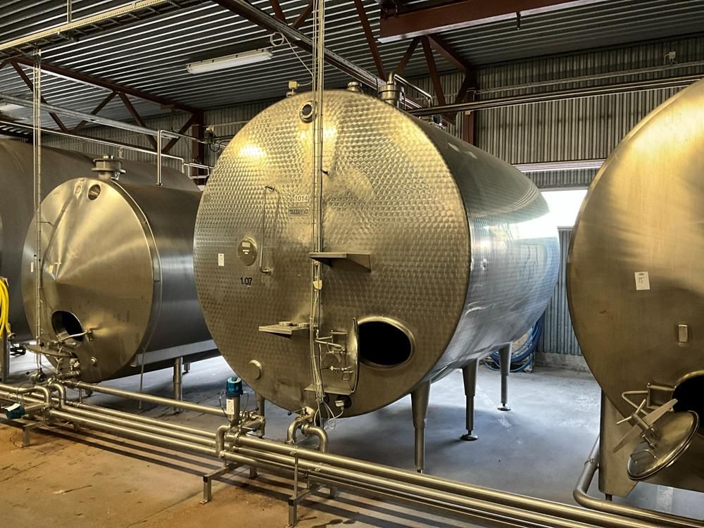 Juwo 15 000L s/s horizontal tank