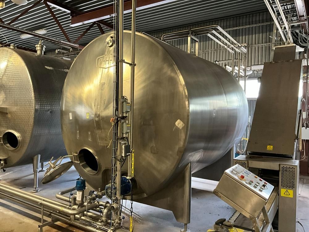 Ø-H-K s/s horizontal tank