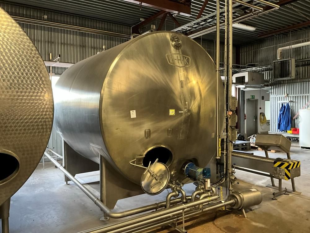 Ø-H-K s/s horizontal tank