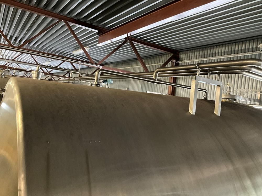 Ø-H-K s/s horizontal tank