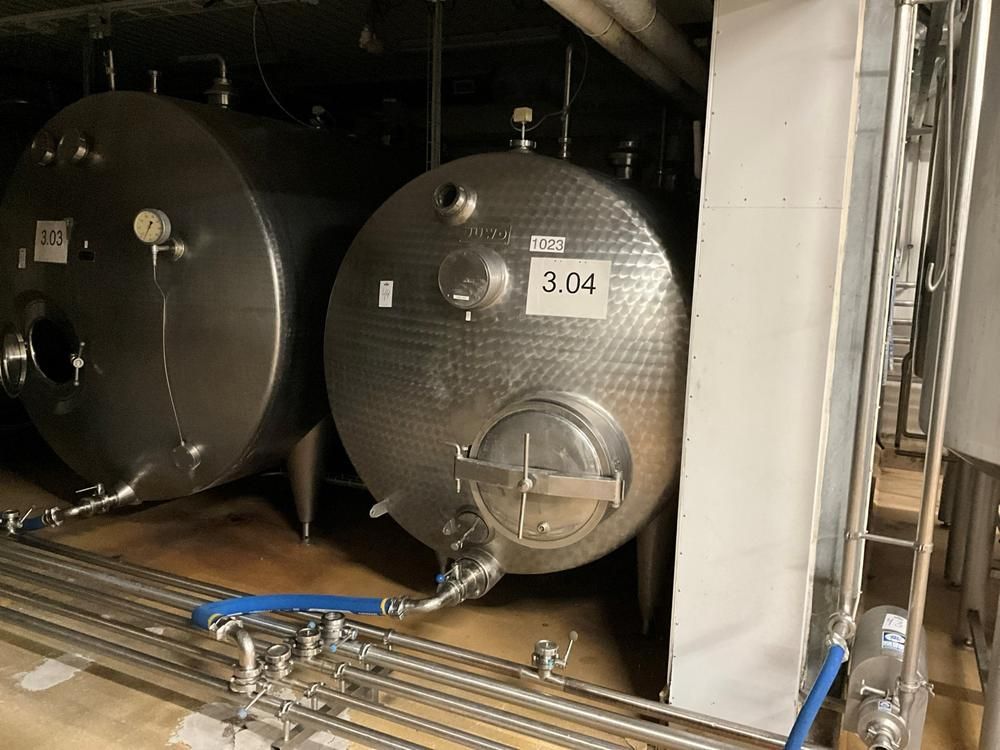 Juwo s/s horisontal tank