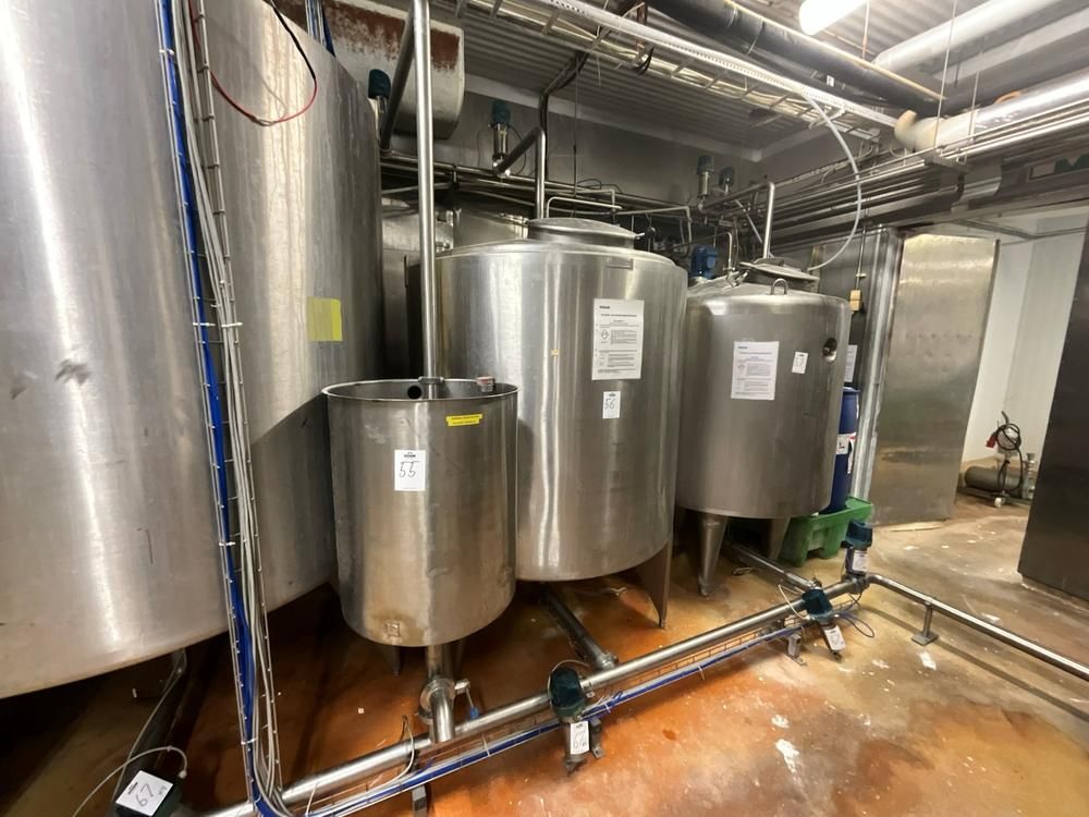 Alfa laval PV-2 s/s vertical tank