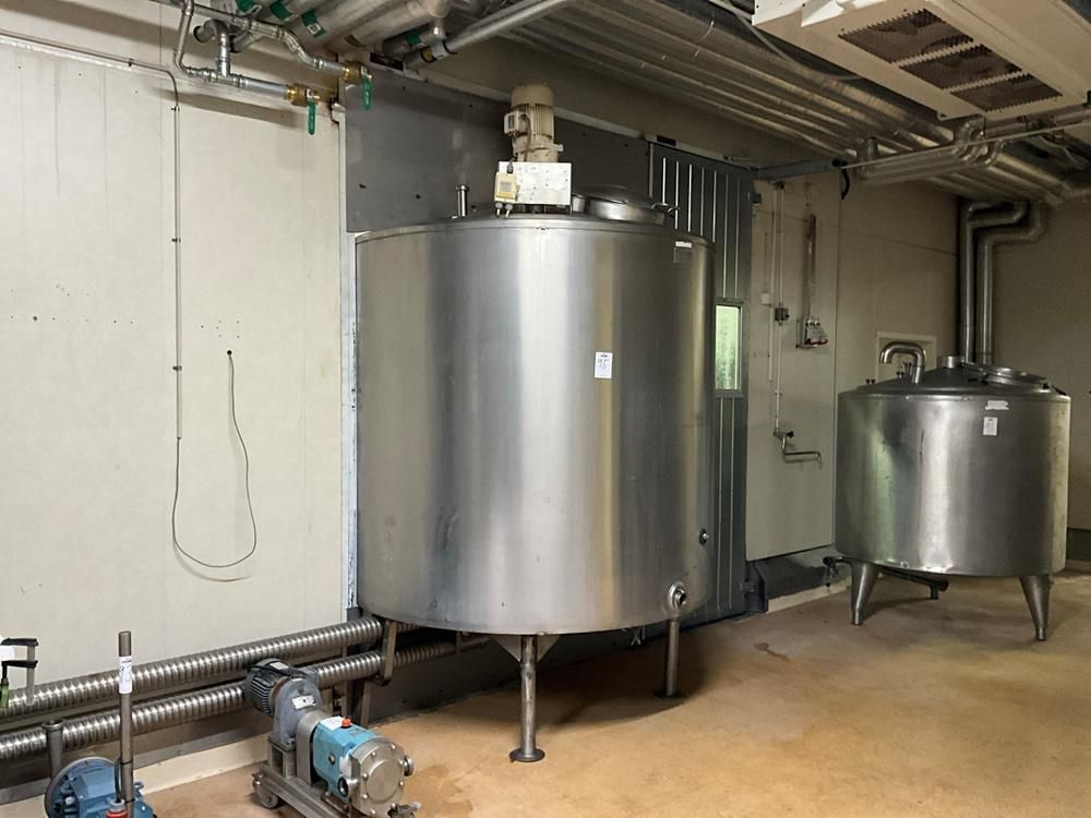 1963 Wedeholms DE 4 s/s vertical tank