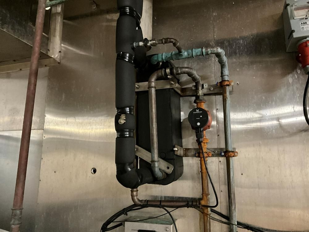 S/s horizontal heated tank